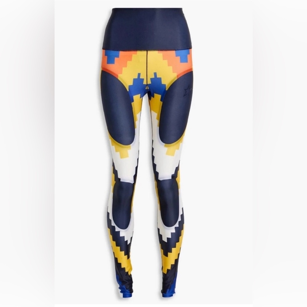 Perfect Moment Blue and Black Leggings